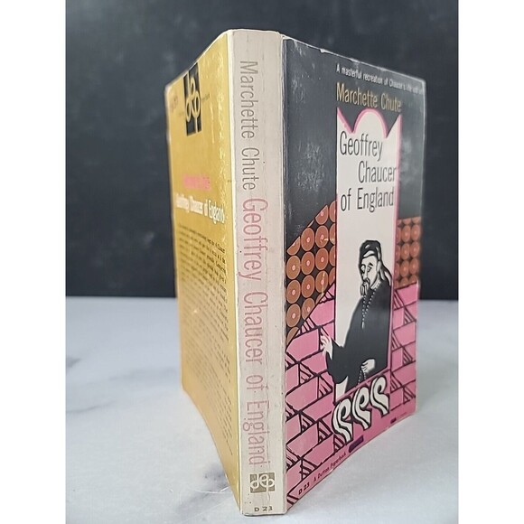 Geoffrey Chaucer Of England Marchette Chute Paperback - Picture 10 of 10
